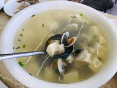 蛤蜊豆腐汤-渔中舟海鲜大排档(普陀沈家门店)