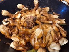 排骨豆角卷子-华盛园卷子王农家菜水库鱼