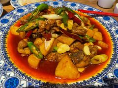 沙湾大盘鸡-胖老汉椒麻鸡清真新疆菜(西御街店)