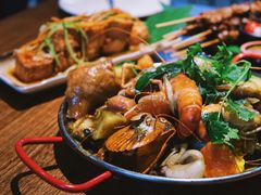 手抓海鲜黄咖喱味-仓库南洋海鲜小排档(柳河路店)