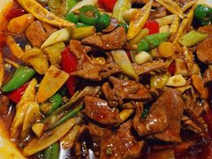 肝腰合炒-柏合黄记豆腐皮饭店