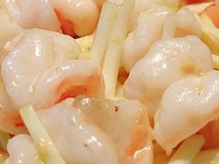 豆酱韭黄炒大虾-子福慧(虹桥店)