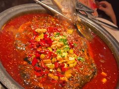 香辣味烤鱼-探鱼·鲜青椒爽麻烤鱼(广州花都来又来店)