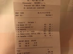 账单-Krčma Šatlava