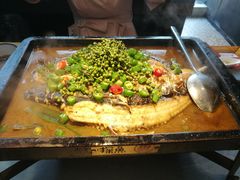 鲜青椒烤鱼-探鱼·鲜青椒爽麻烤鱼(苏宁广场店)