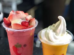 十二中草莓沙冰-十二中草莓冰·红豆沙冰屋(十二中店)