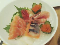 三文鱼北极贝甜虾刺身-水木锦堂·自助铁板烧(世贸天阶店)