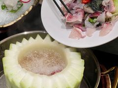 -得意咚瓜·顺德鱼生·冬瓜盅火锅