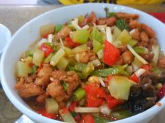 辣子鸡丁煮馍-老西安韩记三鲜煮馍(四府街店)