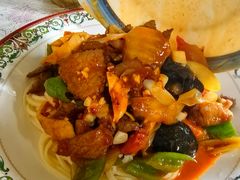 -歹歹的加个面过油肉拌面