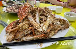 Stir-Fried Flower Crab with Ginger and Scallion