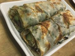葱饼卷牛肉-台北楚楚园馅饼粥(虹桥南丰城店)
