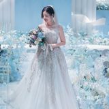 清新淡雅蓝白色婚礼