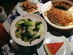 油炸炒青菜-卢大鲜鱼头捞饭(美利广场店)