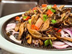 风干肉炒鹿茸菌-长安记·大美陕菜(大族广场店)