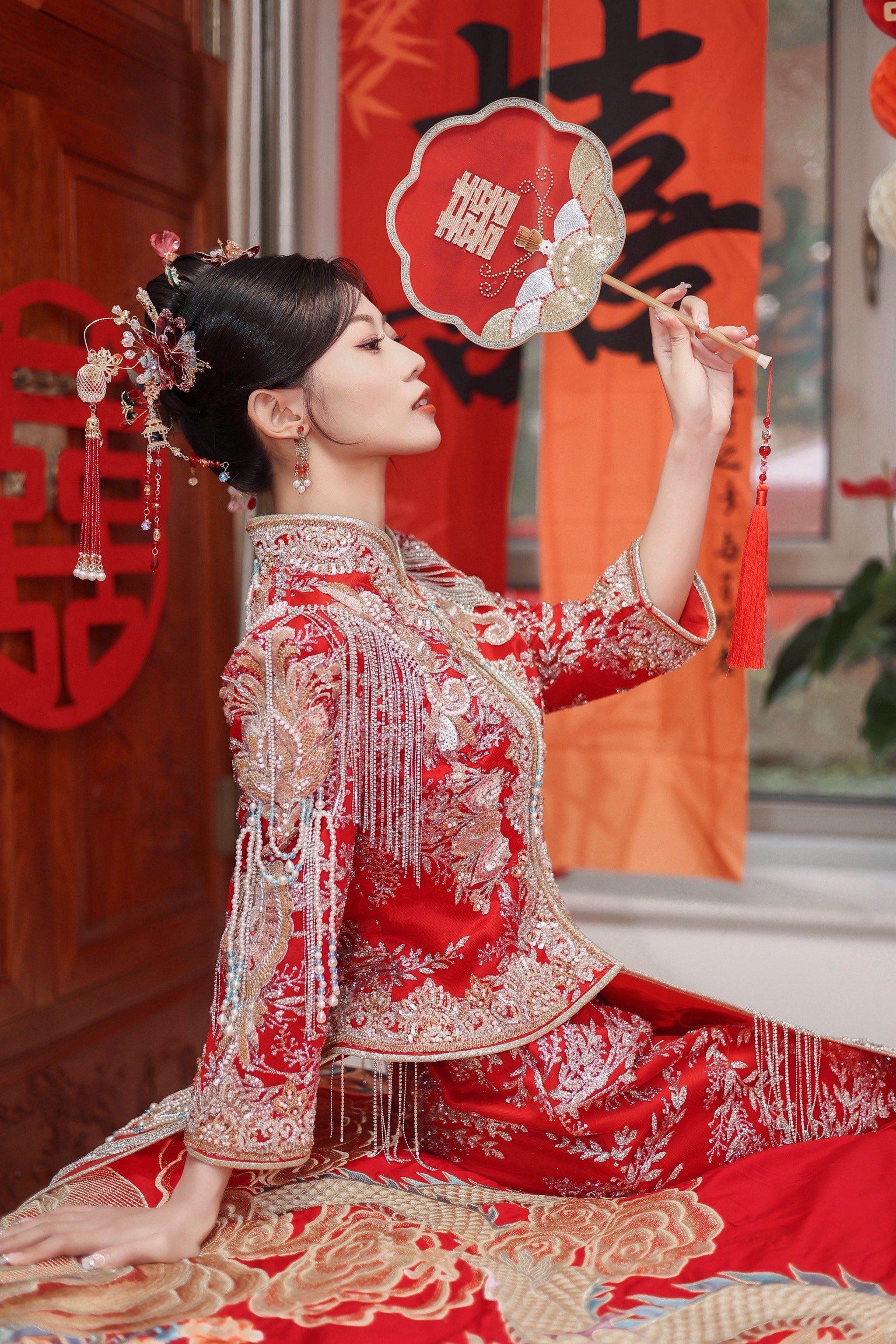 美丽的新娘返图