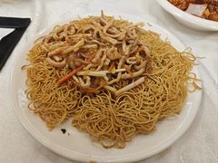 肉丝煎面-津津菜馆(绝没分店)