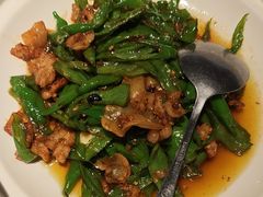 杭椒炒土猪肉-渔舟意·湖南家宴(萝岗纳金城店)