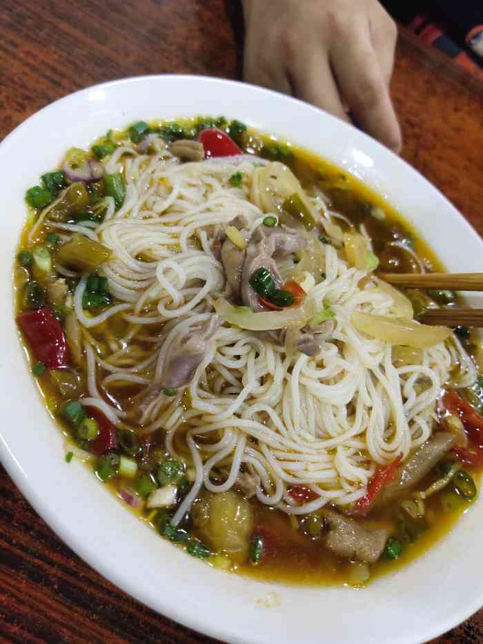 糊辣壳鸡杂面(老区府店)-"心中南坪三大特色面之一![玫瑰]老区府.