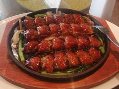 铁板麒麟茄子-青岛海景花园大酒店·白果树餐厅青岛菜