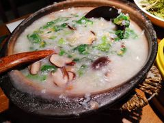 青菜香菇粥-南拳十三姨·潮汕砂锅粥(世纪金源店)