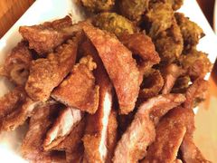 炸肉双拼-辣子鸡背(九龙山店)