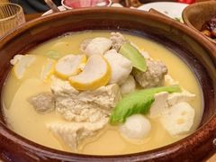 黄陂三鲜豆腐煲-清水亭湖北菜(大屯DT51店)
