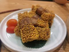 椰香炸趣皮年糕-赏点粤式点心(广州塔店)