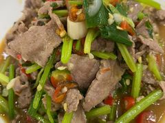 芹菜炒牛肉-红色湘菜馆(春风店)