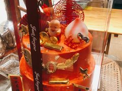 双层过寿D款-小麦穗私人订制蛋糕·甜品台(万达店)
