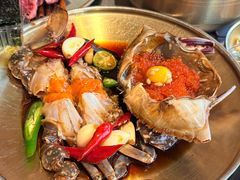 -草家酱蟹炭火烤肉店(珲春南路一店)