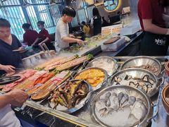 自助取餐区-非烤勿扰韩料自助烤肉(松山湖万科店)