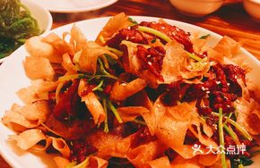 Crispy Beef with Cracker