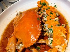 葱油蒸红膏蟹-玫瑰厅上海菜(兴国路店)