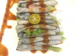 秋葵拌沙虫-黑明餐厅(白鹭洲店)