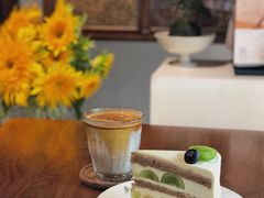 晴王葡萄奶油蛋糕-竹子咖啡bamboo coffee