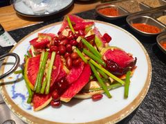 拌萝卜皮-草原黑森林碳烤羊腿(东大桥店)