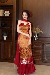 点击看大图 -艾拉·女王婚纱礼服馆