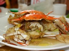 葱姜炒野生公蟹-海岛渔村大酒店(云霄路店)