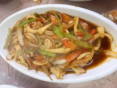 爆炒鱿鱼-阿杰臻选海鲜饭店(普陀山店)