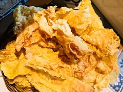 油炸豆皮-南城十里潮汕鲜牛火锅·鲜虾生滚粥(融汇老商埠店)
