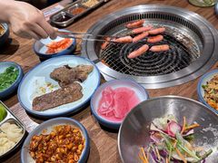 -明洞阿姨·韩式酱蟹烤肉·创意料理(三元桥店)