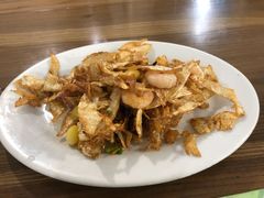 煎笋脯干贝炒虾仁-旧款宁波饭店(华敏世纪广场店)