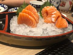 三文鱼腩刺身-王鼎精致料理铁板烧(世博源店)