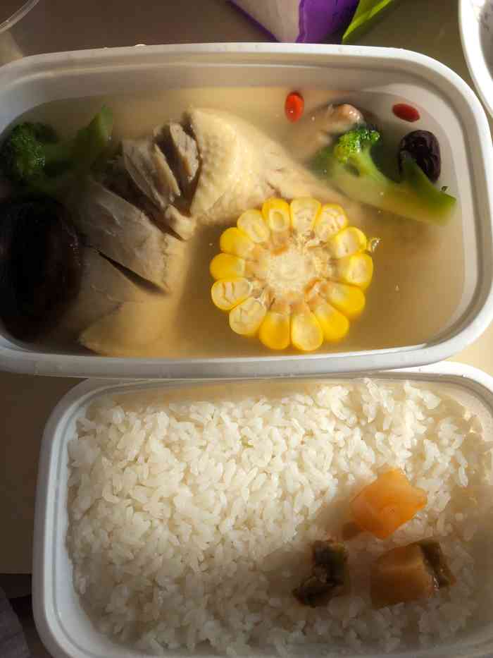 不加油de鸡汤饭(星光店)-"这次没有去店里,点的外卖,但是必须夸赞一.