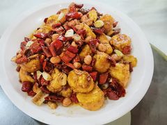 宫爆豆腐-柏合黄记豆腐皮饭店