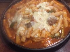 奶酪海鲜炒米条-包装马车·韩国料理·포장마차