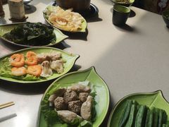 素丸子素排骨双拼-一叶一世界•素食餐厅(环球中心店)