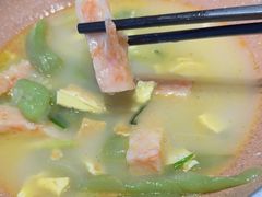 丝瓜鸡蛋虾滑-明丰小渔馆(明月路店)