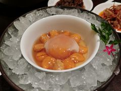 海胆炖蛋黄酒溏心蛋-杭州西子湖四季酒店·金沙厅